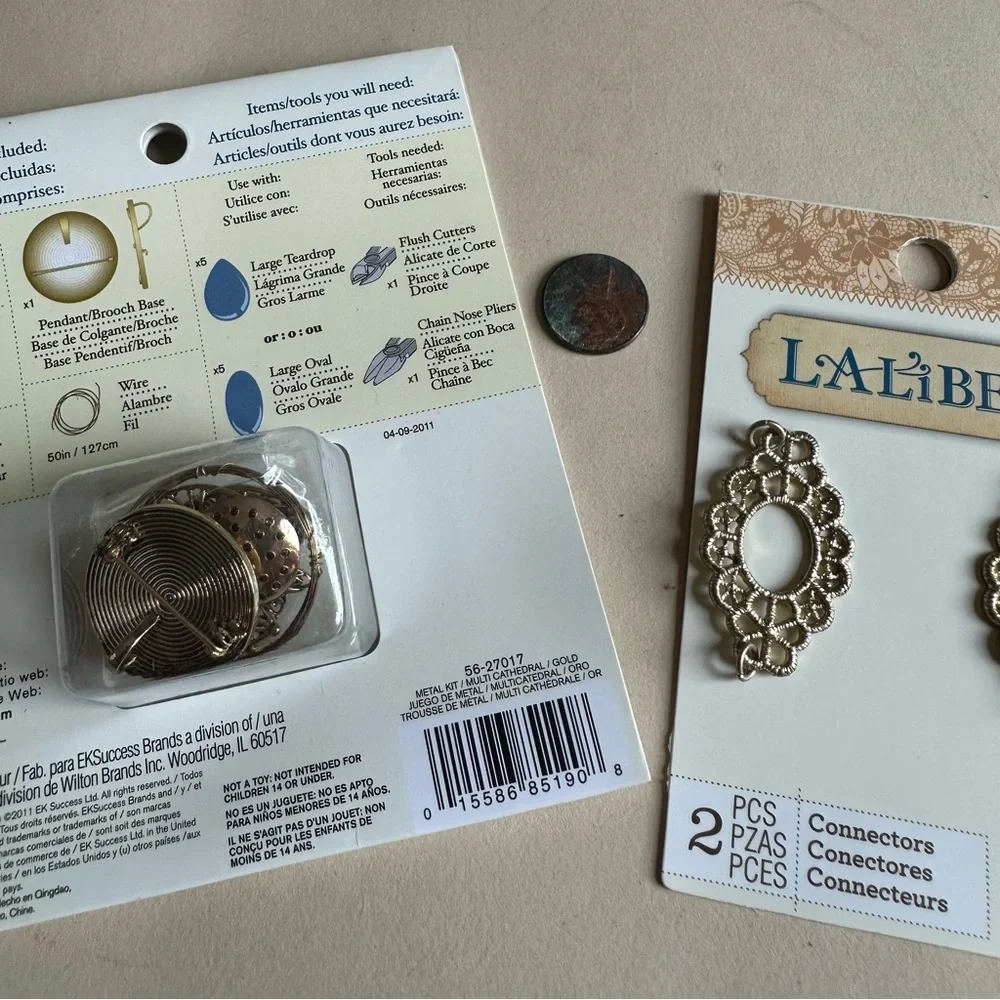 NEW EKSuccess Laliberi jewelry making items- lot of 2